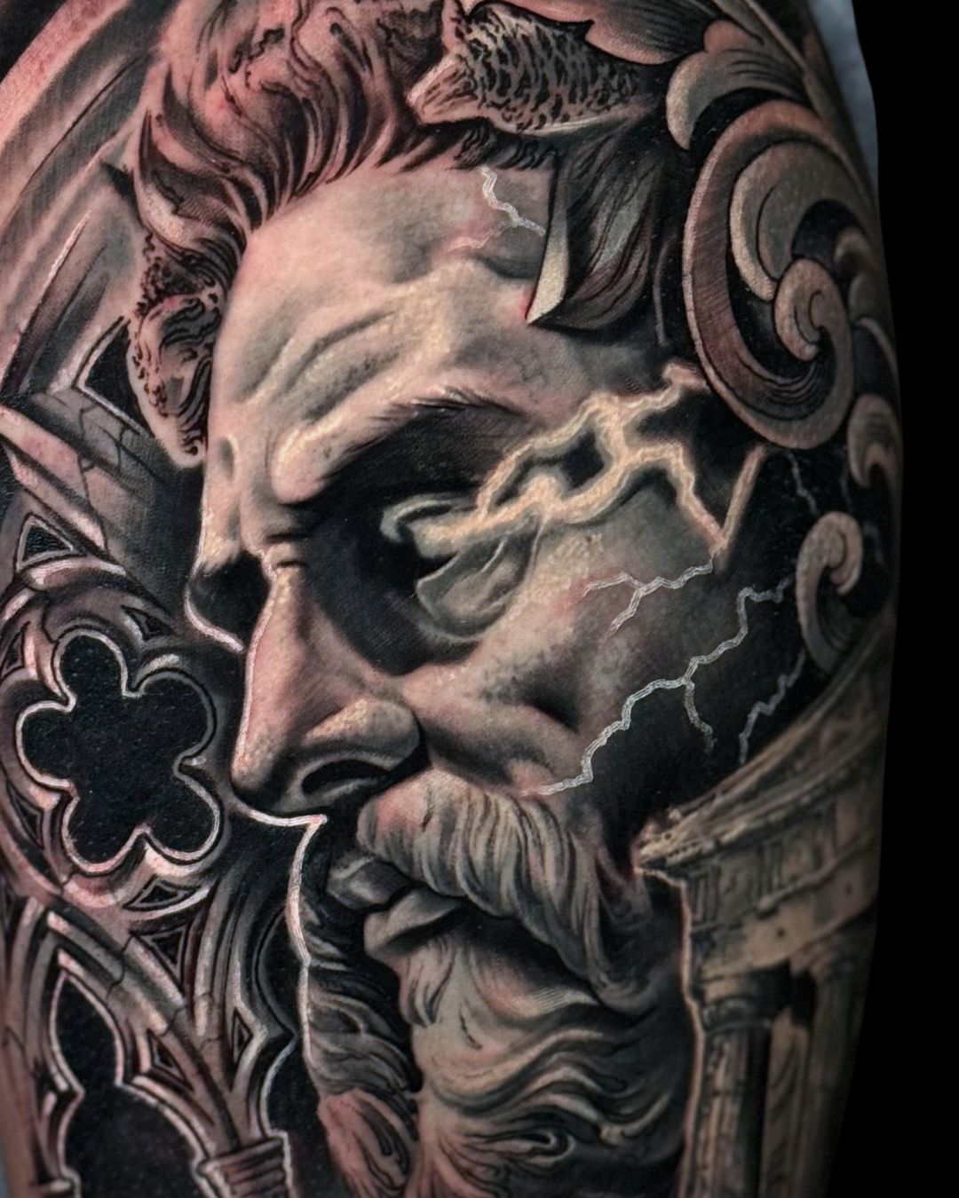 Black and grey realism tattoos Cape Coral Florida