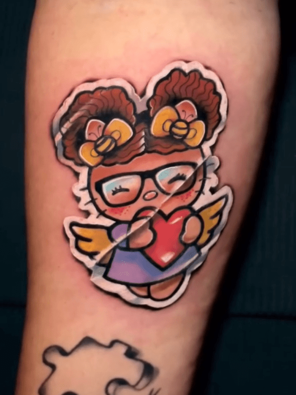 Custom Graphic Tattoo by Juanca Ink