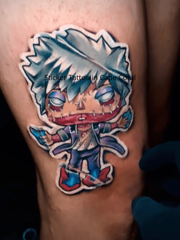 Sticker Tattoo in Cape Coral